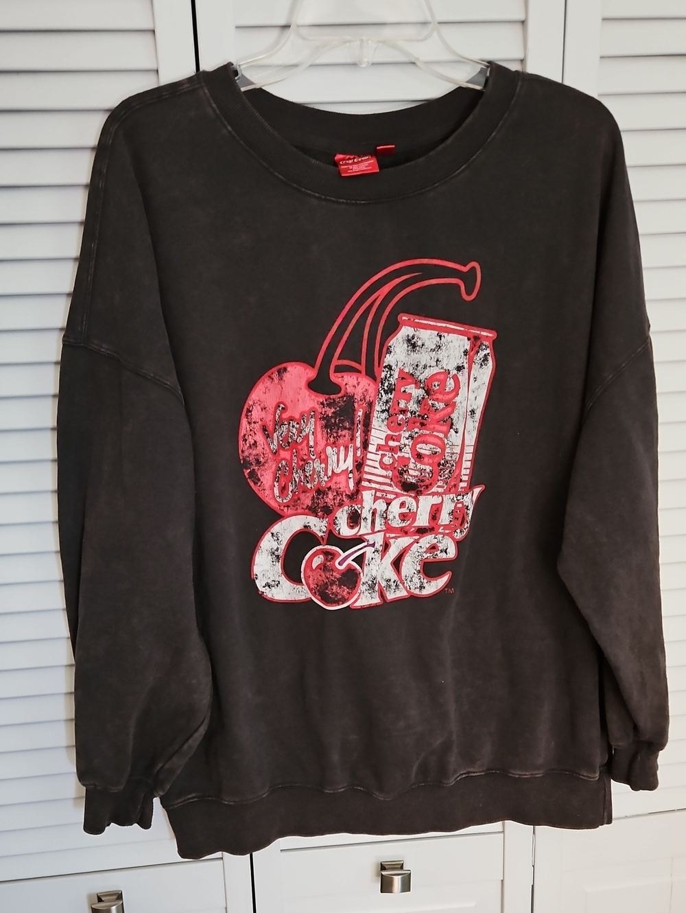 Coca-Cola Cherry Coke Sweatshirt Sz M
